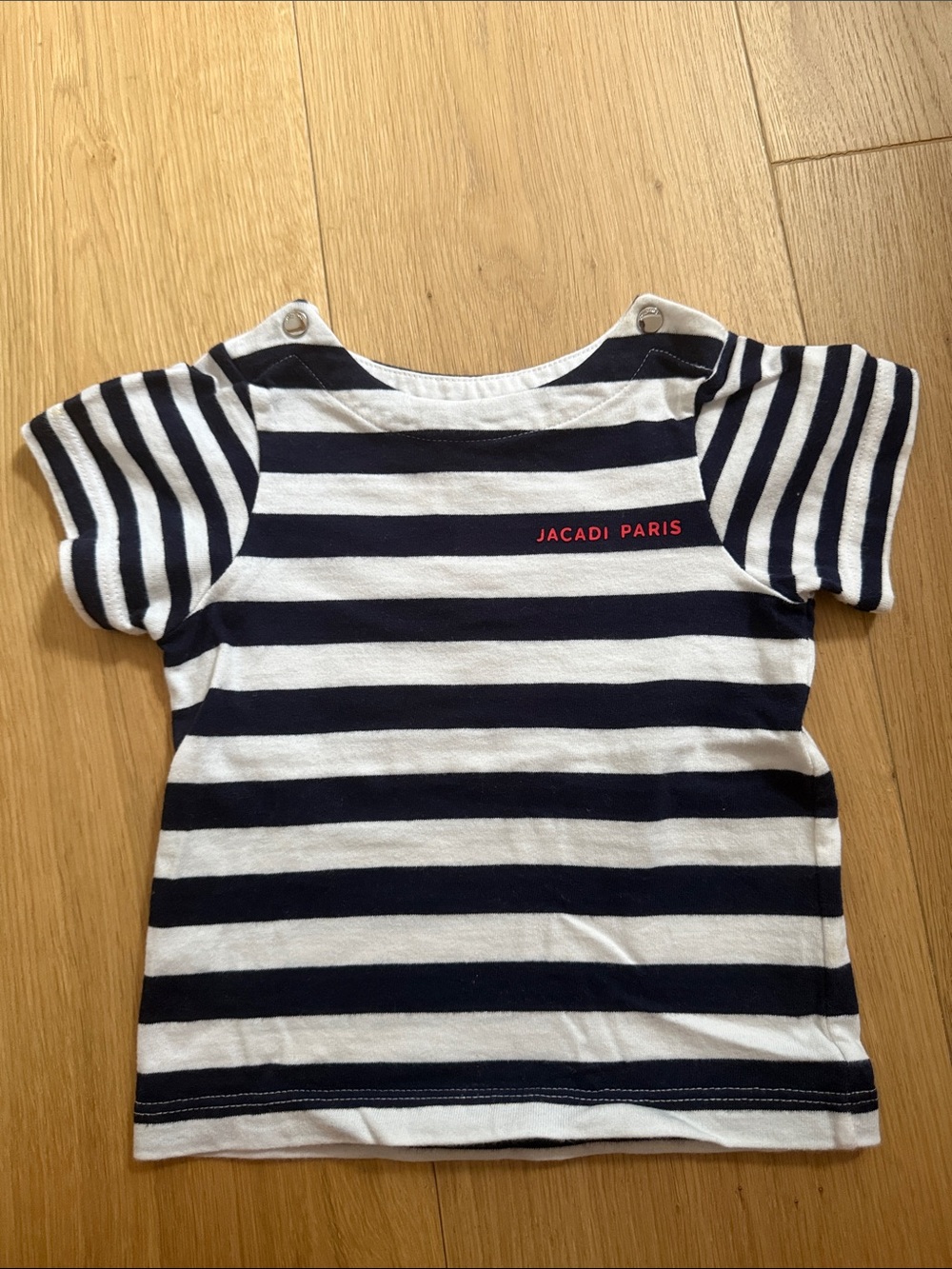 Kids Navy & White Striped T-Shirt